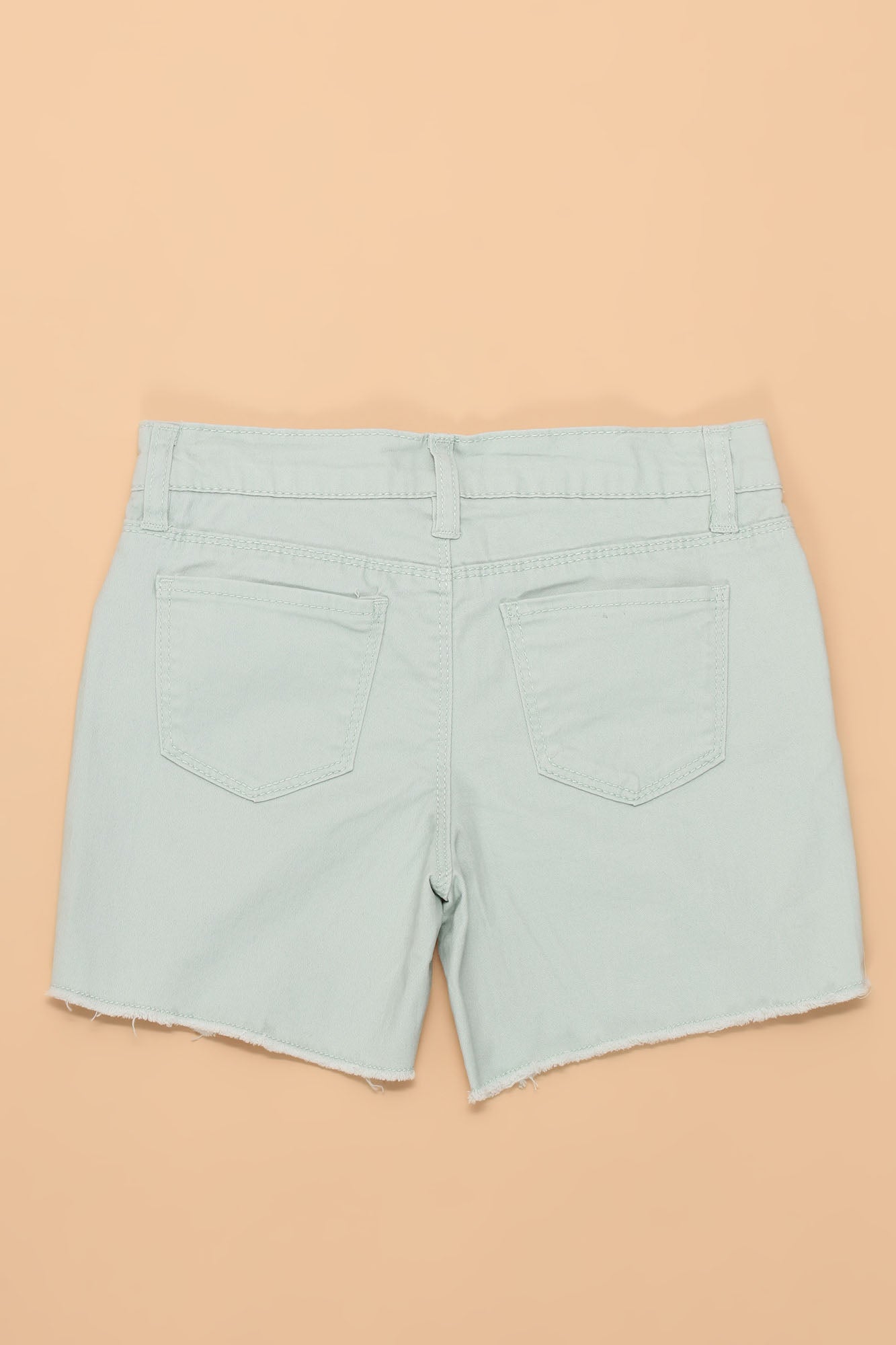 Mini Sugar Sweet Denim Shorts - Salbei