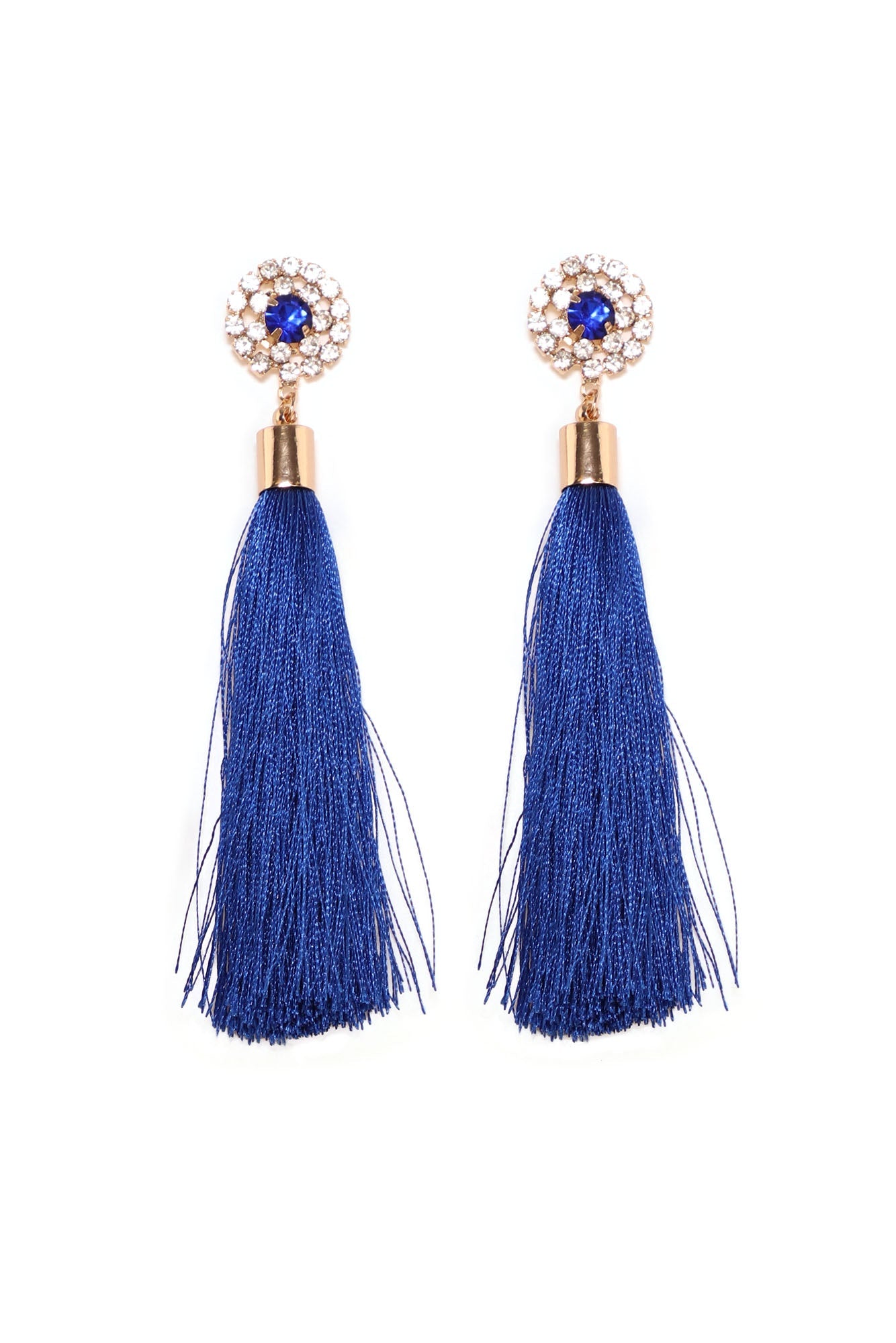 اشنکٹبندیی ممی ڈراپ بالیاں - نیلے