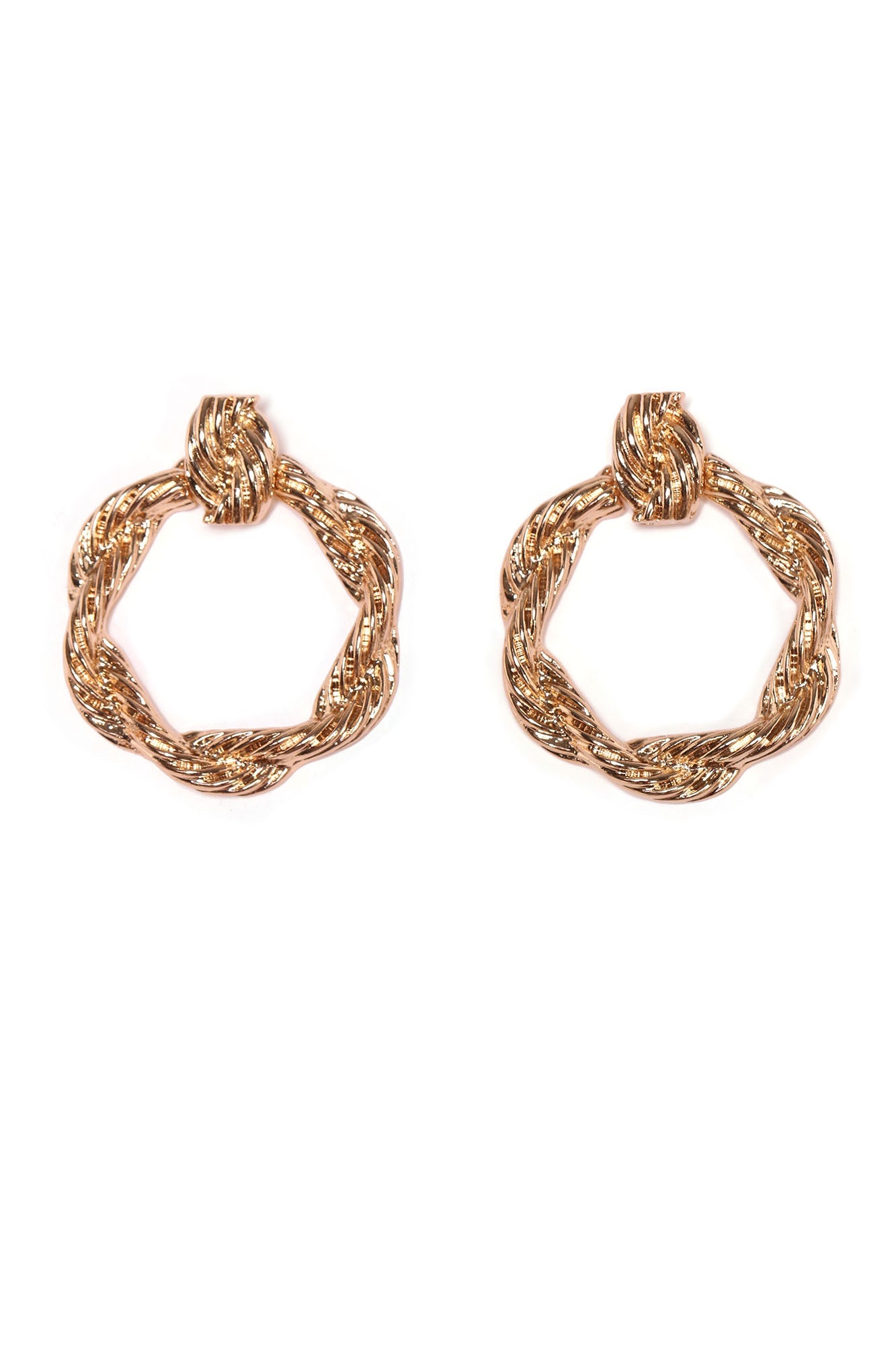 Sofortige Göttin Drop Ohrringe - Gold