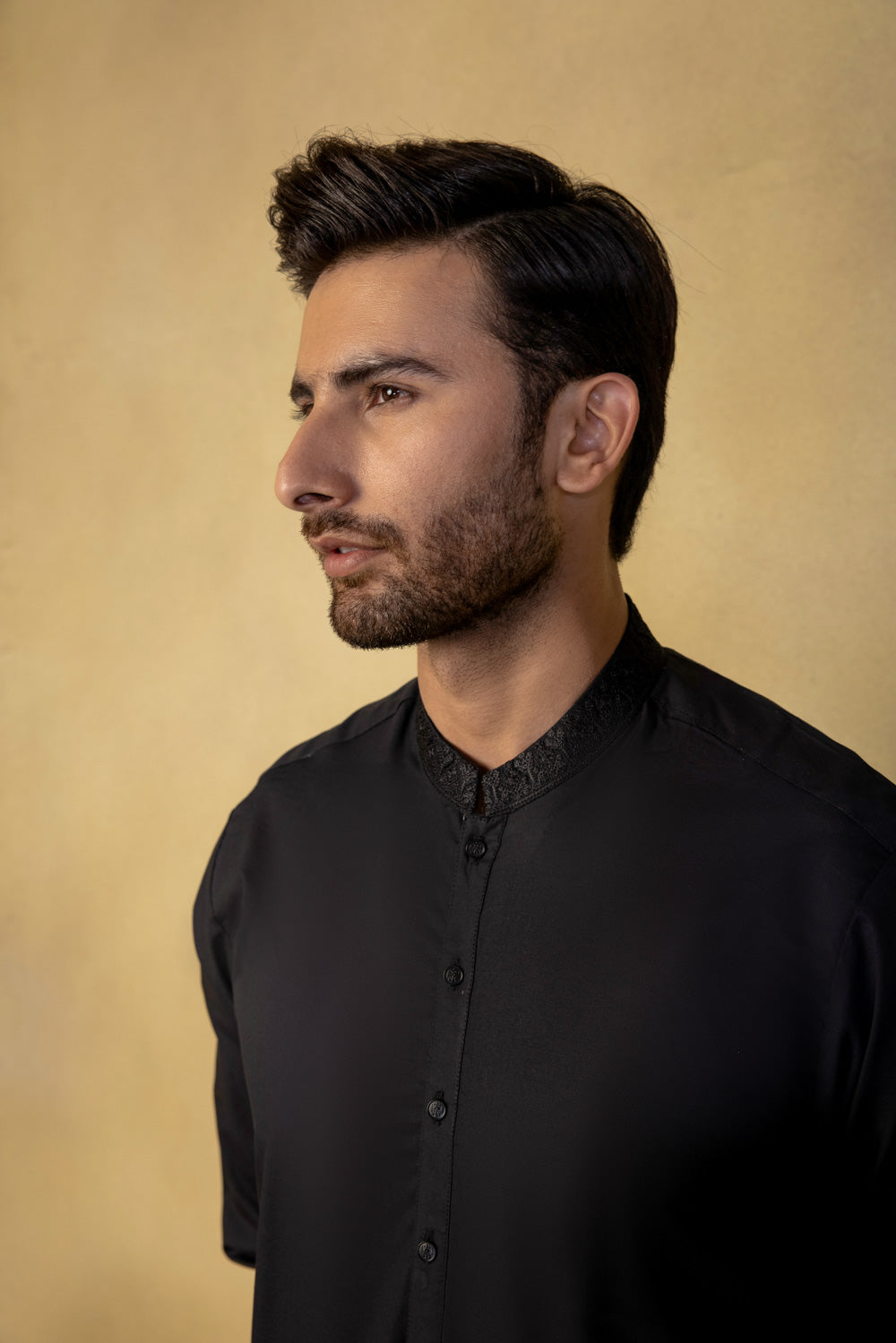 Embroidered Cotton Suit