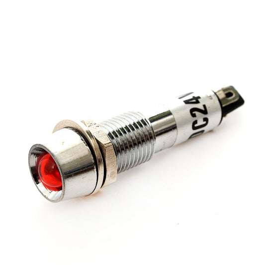 110-LP824R 8mm Led Lamp Red 24v