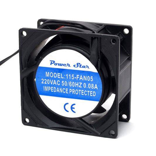 115-FAN05 Lüfter 3 220VAC 80X38mm Metall