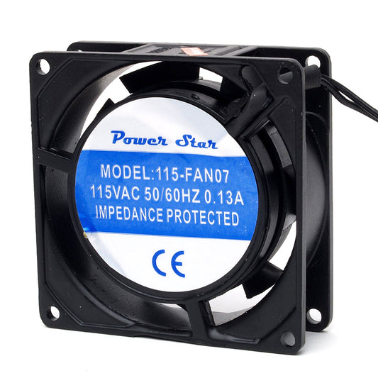 115-FAN07 Lüfter 3 115VAC 80X25mm Metall