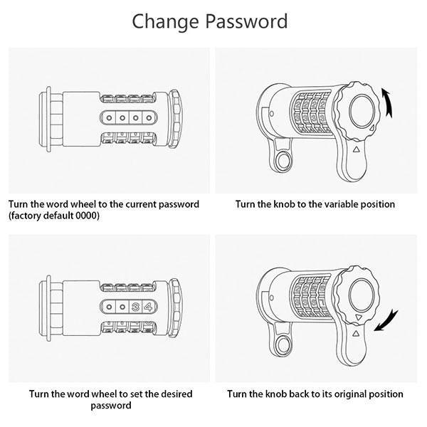 उच्च सुरक्षा अभिनव डिजाइन पोर्टेबल तह बाइक लॉक