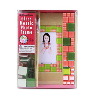 Brilliant Rose Glass Mosaic Frame