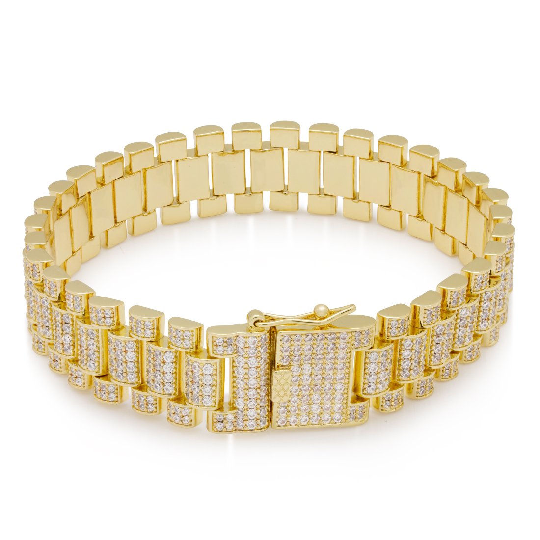 15mm Iced Rolex Link Bracelet