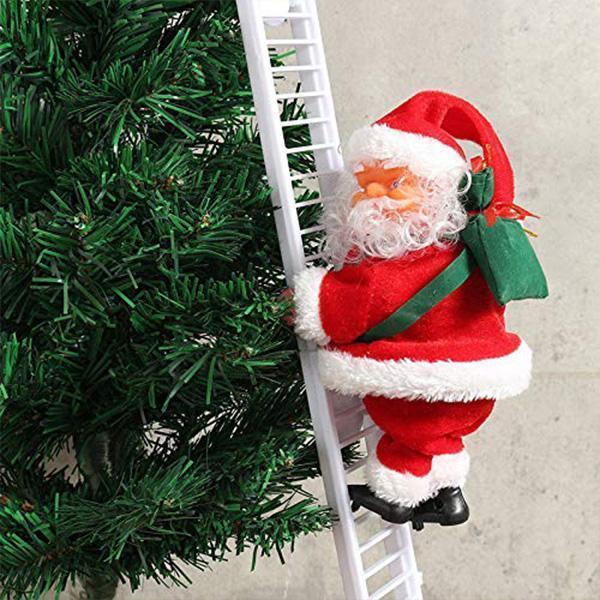 Der Klettern Santa Claus