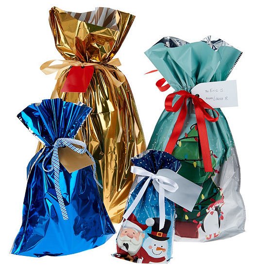 Kordelstring -Weihnachtsgeschenkbeutel (15 Sets)