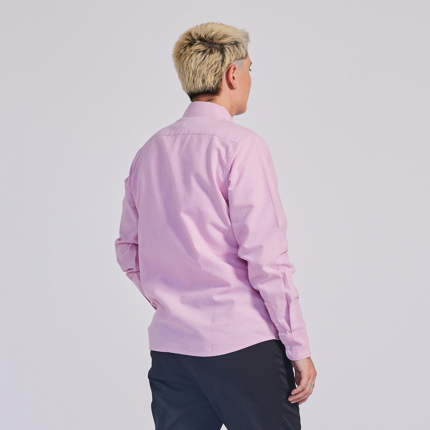 Rosa Oxford-Hemd