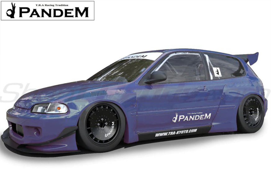 GReddy 92-94 Honda Civic Hatchback EG Pandem Front Canards & Splitter (gre17050112)