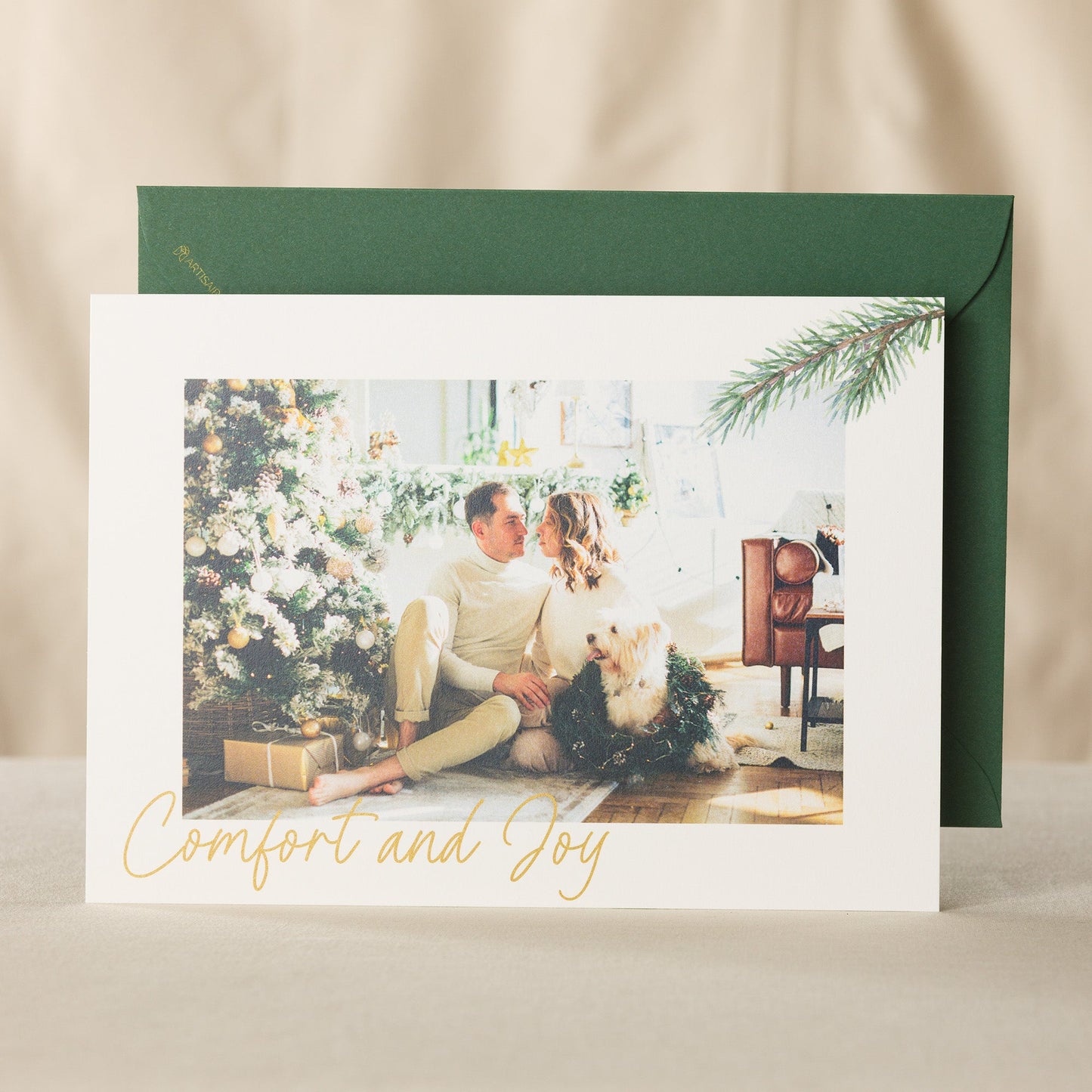 Balsam Wreath Photo Card
