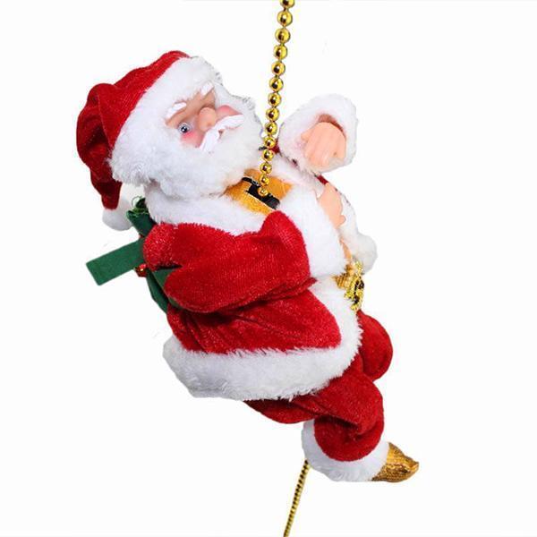 Der Klettern Santa Claus