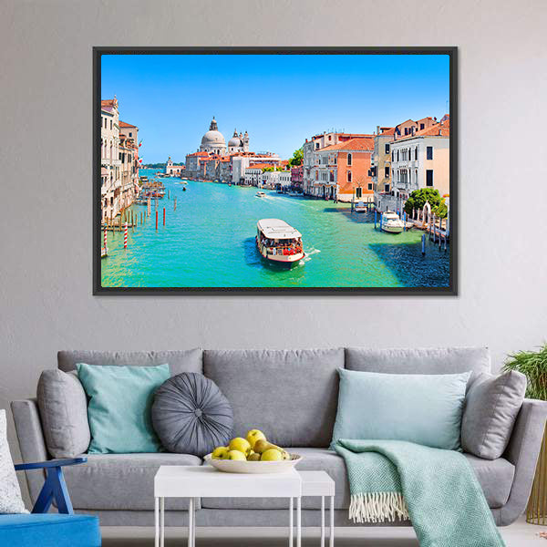 Famous Canal Grande Canvas Wall Art