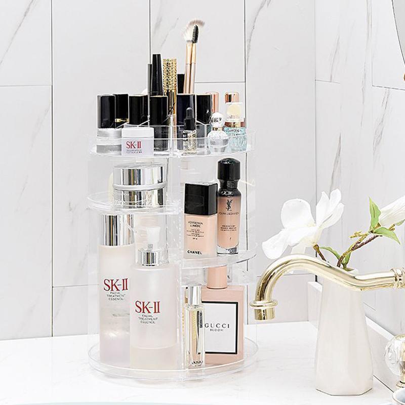 360 rotierende verstellbare Make -up -Organizer rotieren