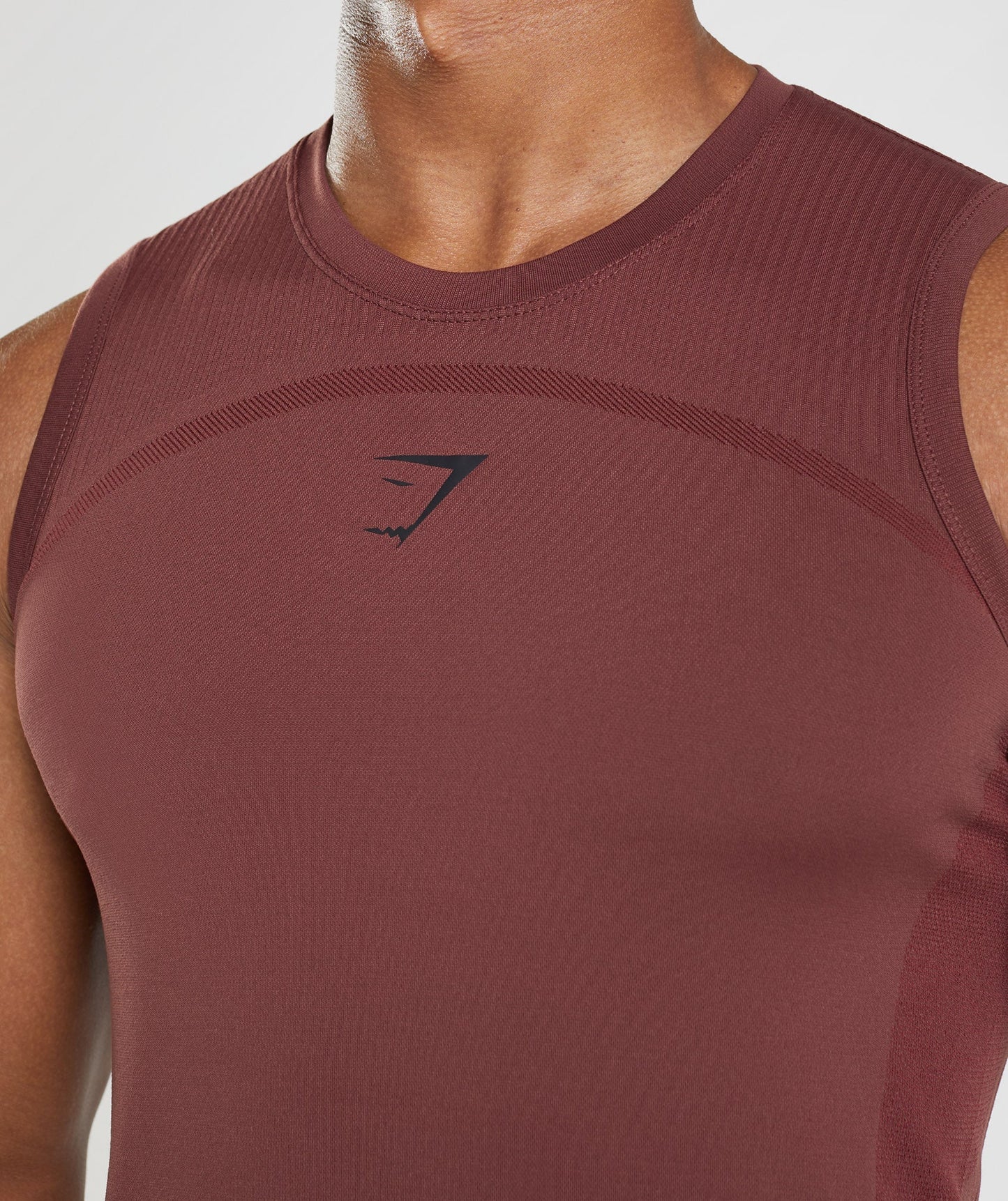 Gymshark 315 Seamless Tank - Cherry Brown