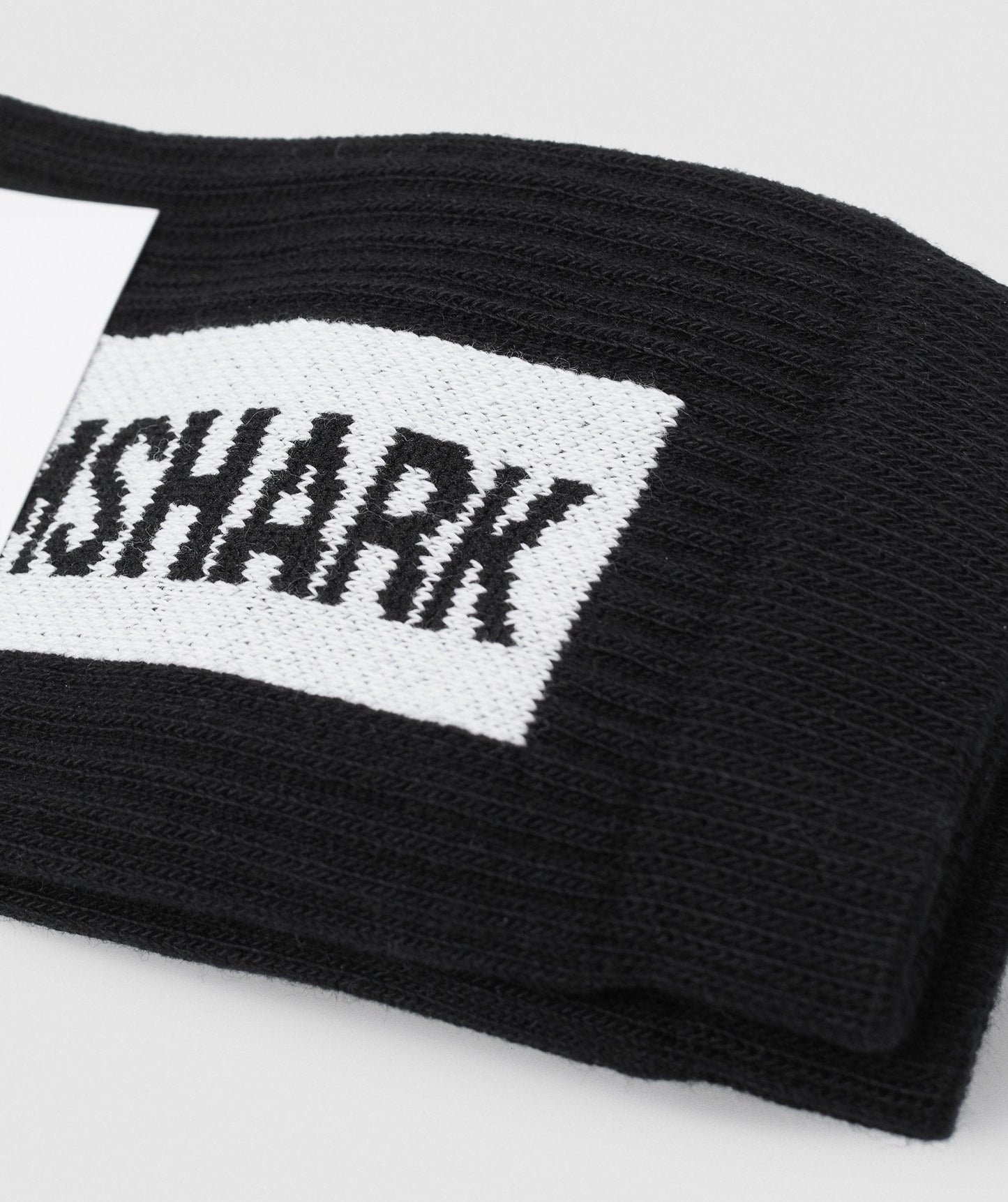 Gymshark Premium Logo Crew Socken 1pk - Schwarz