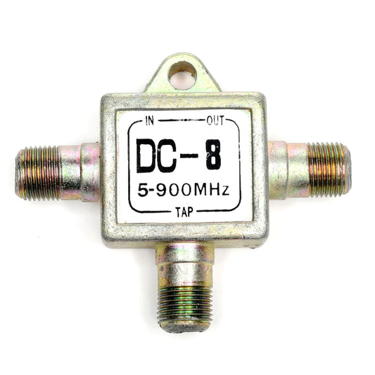 39-DC8 Abzweiger 8 dB 75 Ohm 5-900 MHz