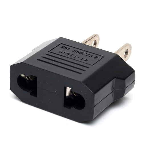45-U105 AC-FLACHER STECKER/RUNDE AC-BUCHSE