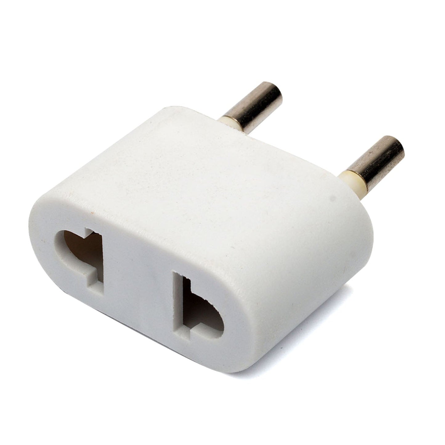 45-U109 AC-Rundstecker auf AC-Buchse, weiß