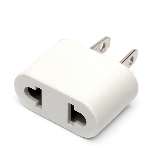 45-U110 AC-Flachstecker auf AC-Buchse, weiß