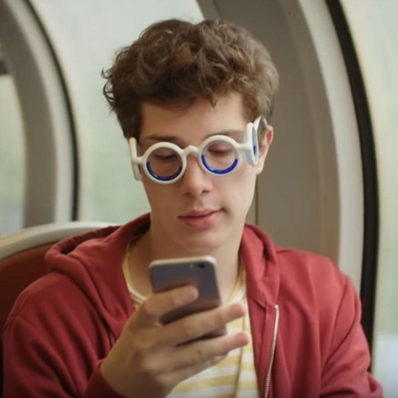 Anti -Bewegungskrankheitsbrille