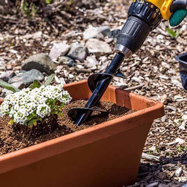 Spirallochbohrerpflanzung und Grasstopfenschnecken