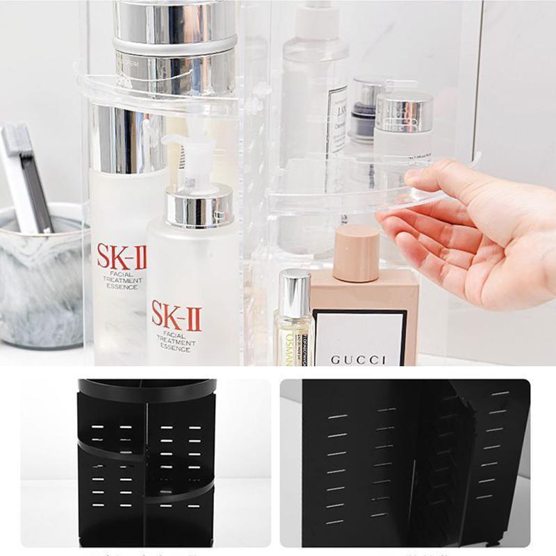 360 rotierende verstellbare Make -up -Organizer rotieren