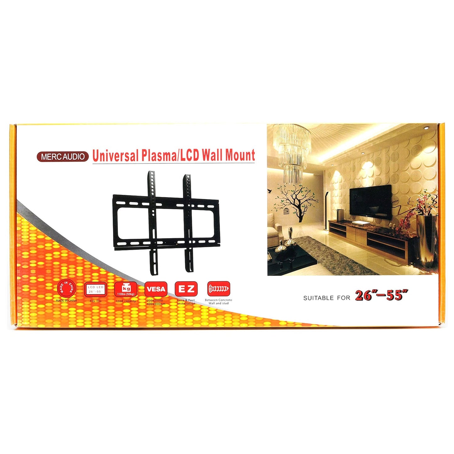 58-TM1230 26-55TV वॉल माउंट फिक्स.110lbs"