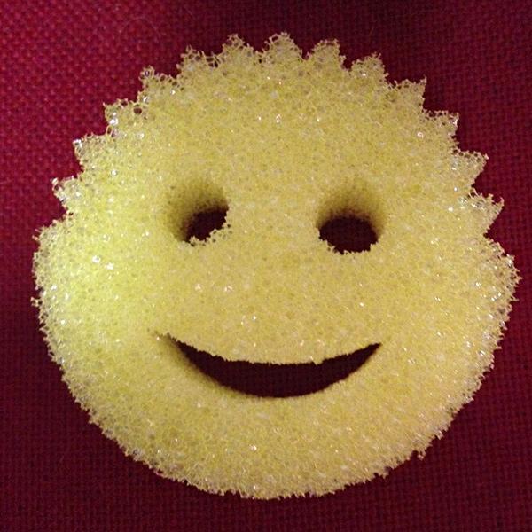 Multifunktions Smiley starker sauberer Schwamm (5 Pack)