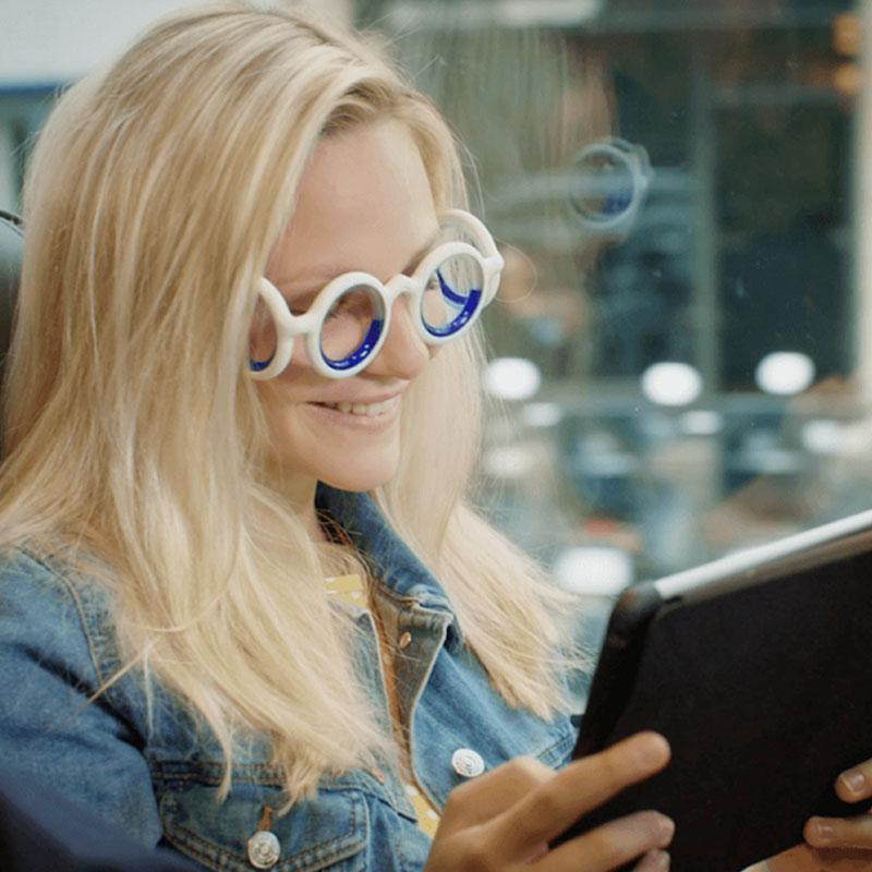 Anti -Bewegungskrankheitsbrille