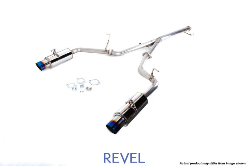 Revel Medallion Touring-S Catback-Auspuff – Doppelschalldämpfer/blaue Spitze 90-99 Mitsubishi 3000GT VR4