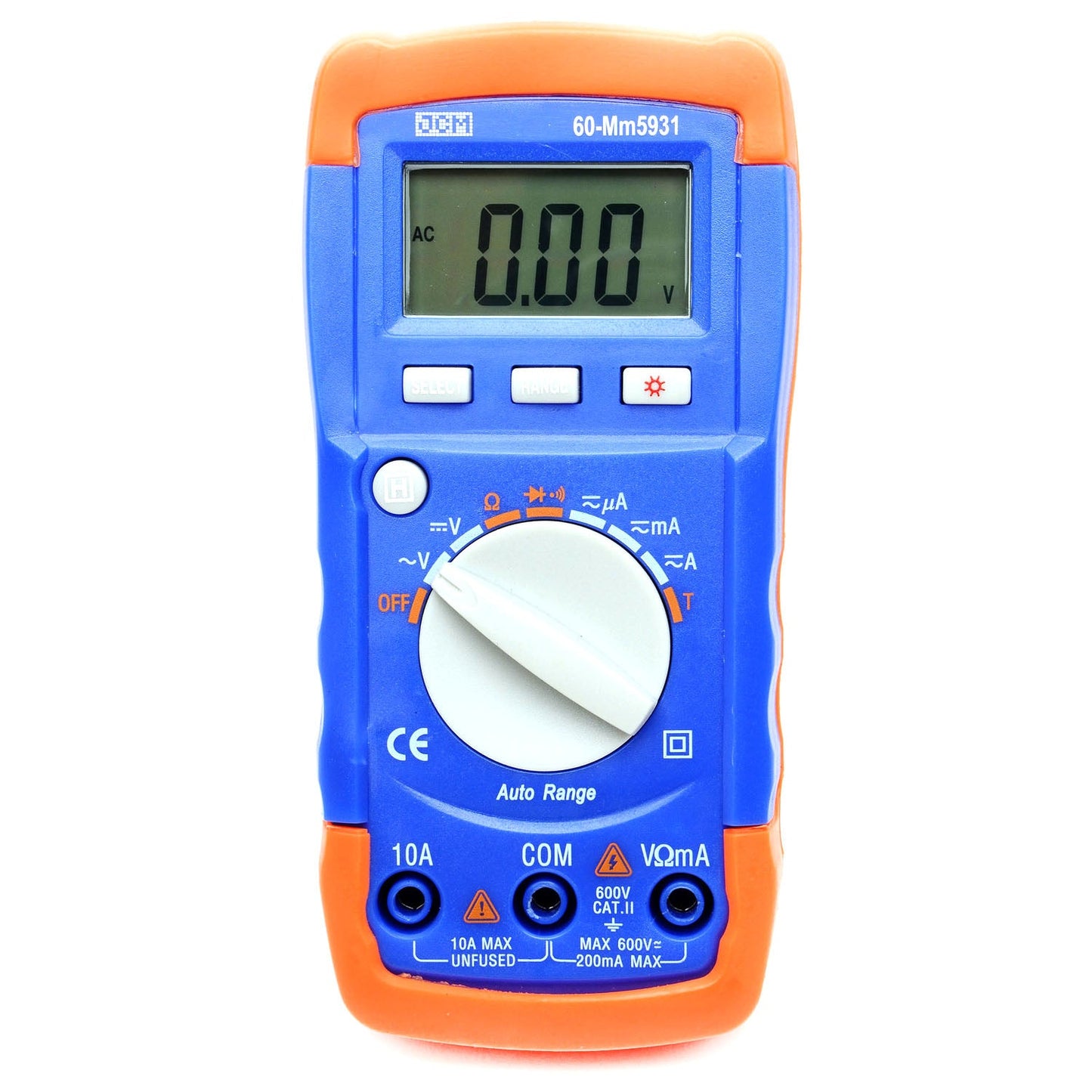 60-MM5931 Digitalmessgerät mit automatischer Messbereichswahl rot/schwarz