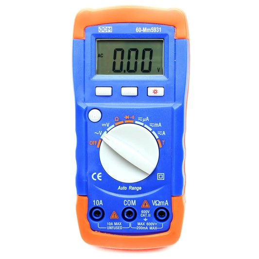 60-MM5931 Digitalmessgerät mit automatischer Messbereichswahl rot/schwarz