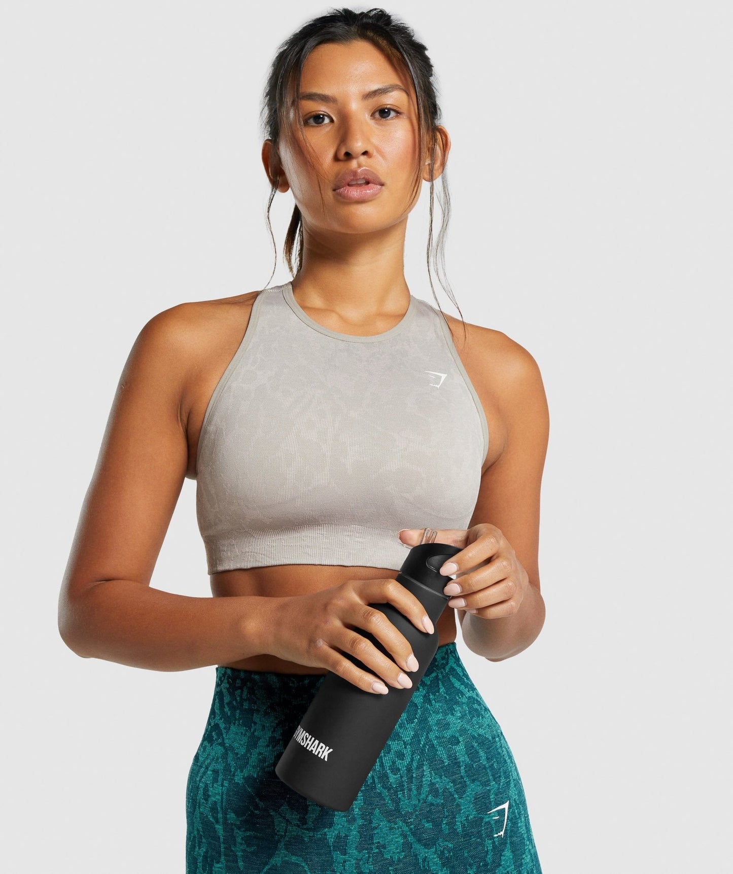 Gymshark 20oz Strohflasche - Schwarz