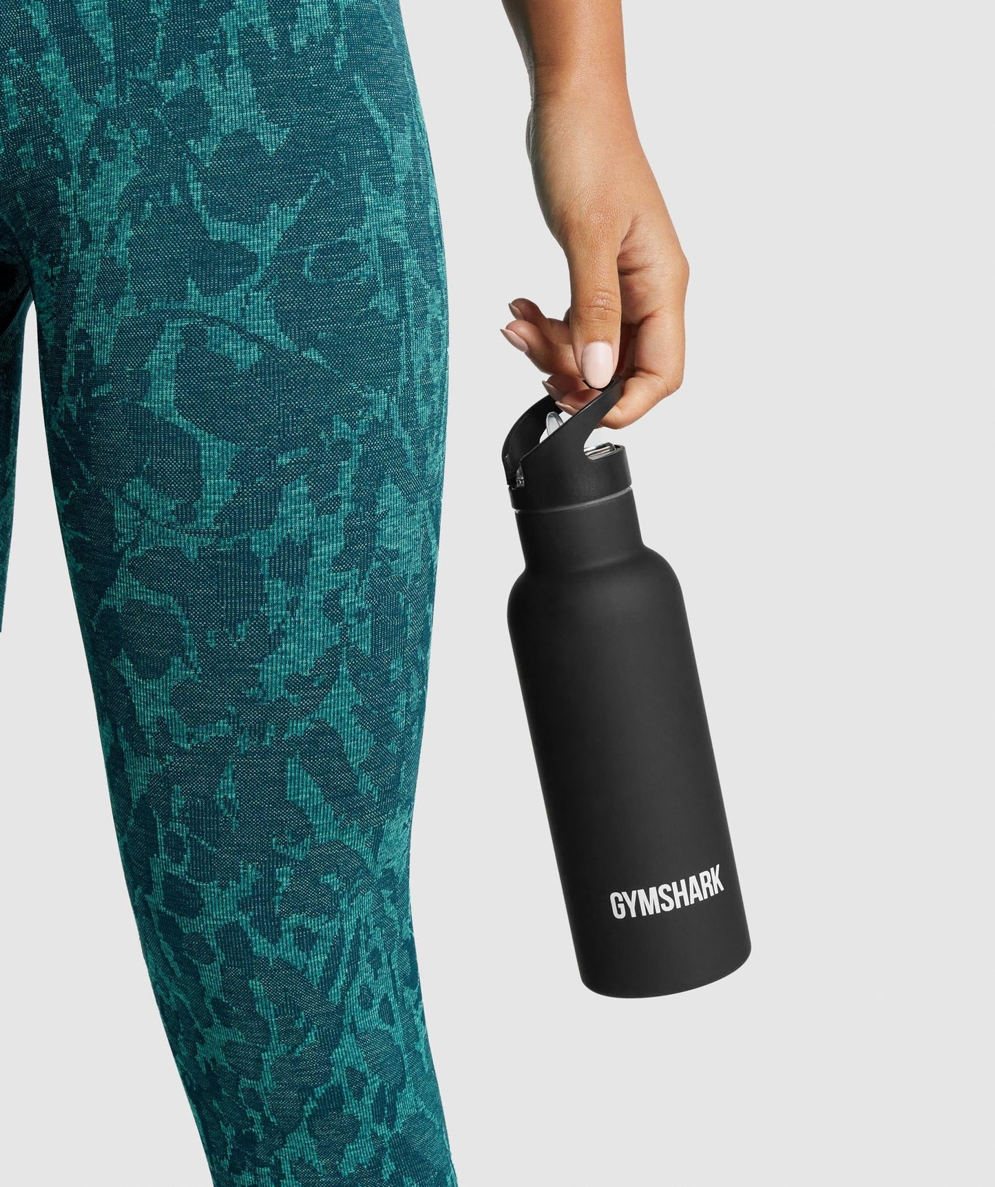 Gymshark 20oz Strohflasche - Schwarz