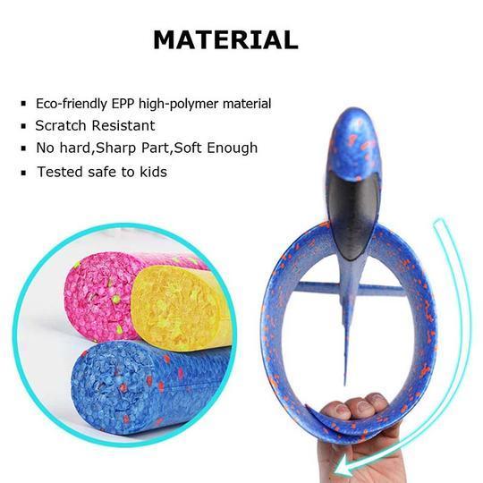 Schaumstoff -Plastikflieger -Segelflugzeugflugzeug (2pcs)