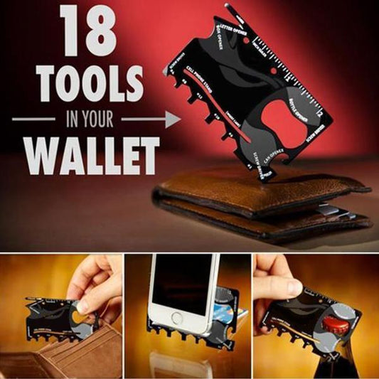 18 میں 1 ملٹی مقصدی کریڈٹ کارڈ ٹول میں
