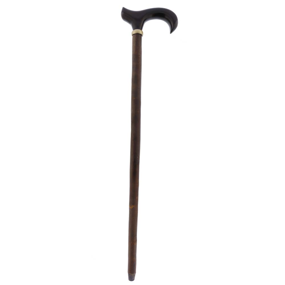 Scratch & Dent Sandalwood Wide Handle Walking Cane w/ Blackthorn Shaft (limited supply) V1536