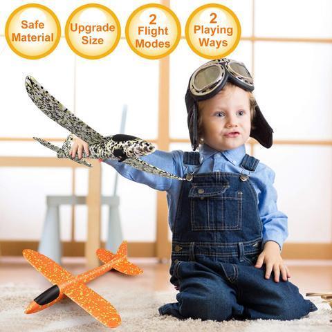 Schaumstoff -Plastikflieger -Segelflugzeugflugzeug (2pcs)