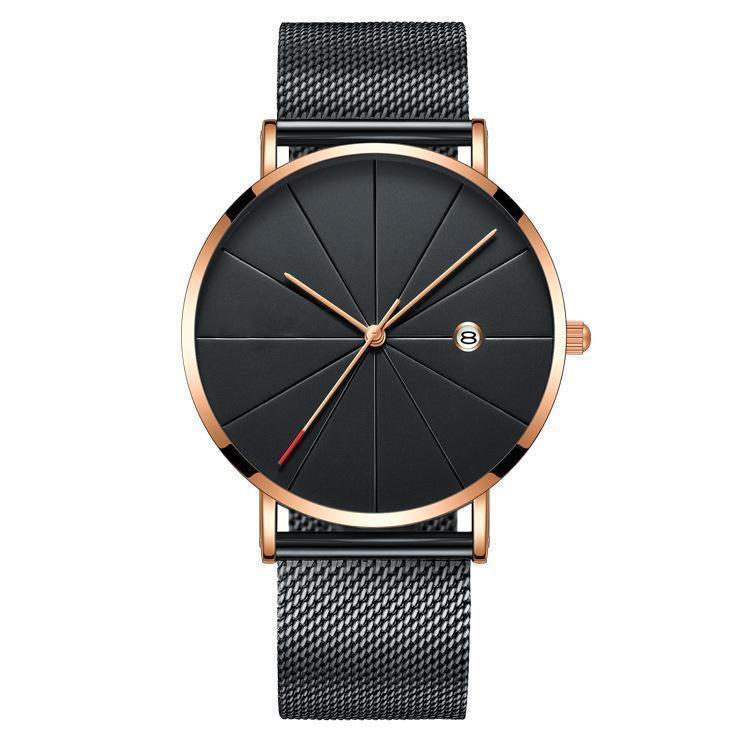 Wasserdichte Männer minimalistische Quarzuhr 19.99 (1pck)