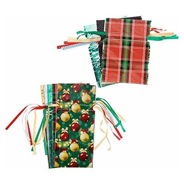 Kordelstring -Weihnachtsgeschenkbeutel (15 Sets)