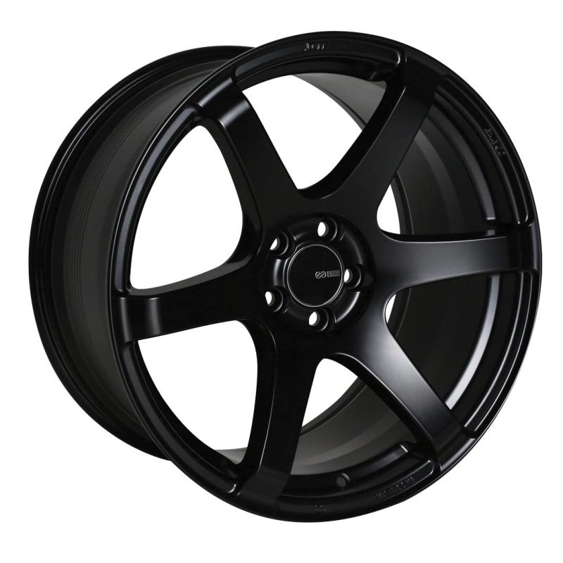 Enkei T6S 18x9,5 45mm Offset 5x100 Lochkreis 72,6 Bohrung Mattschwarzes Rad