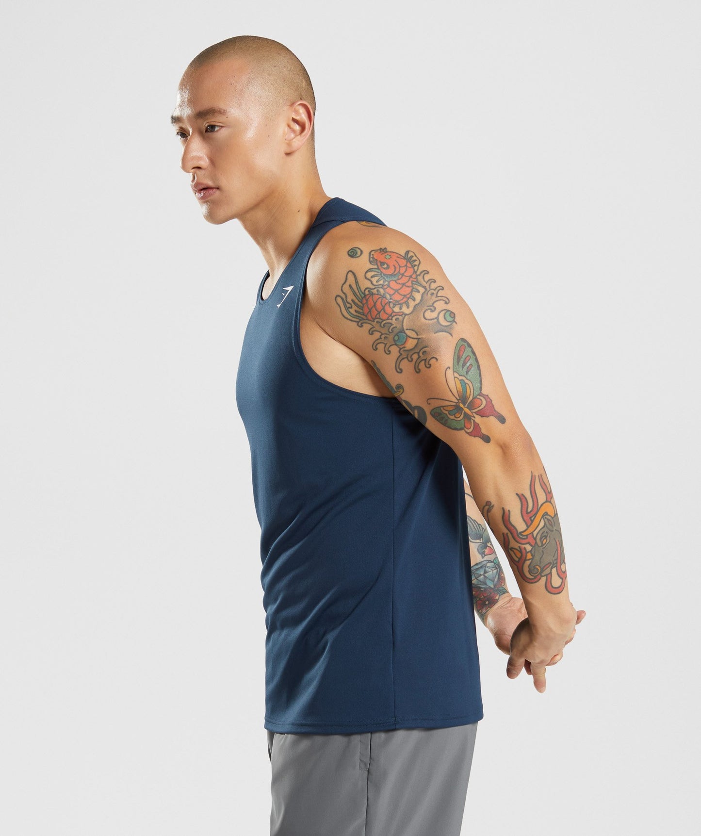 Gymshark Ankunft Tank - Marine