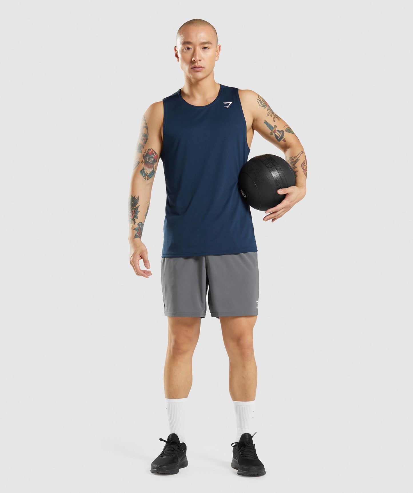 Gymshark Ankunft Tank - Marine