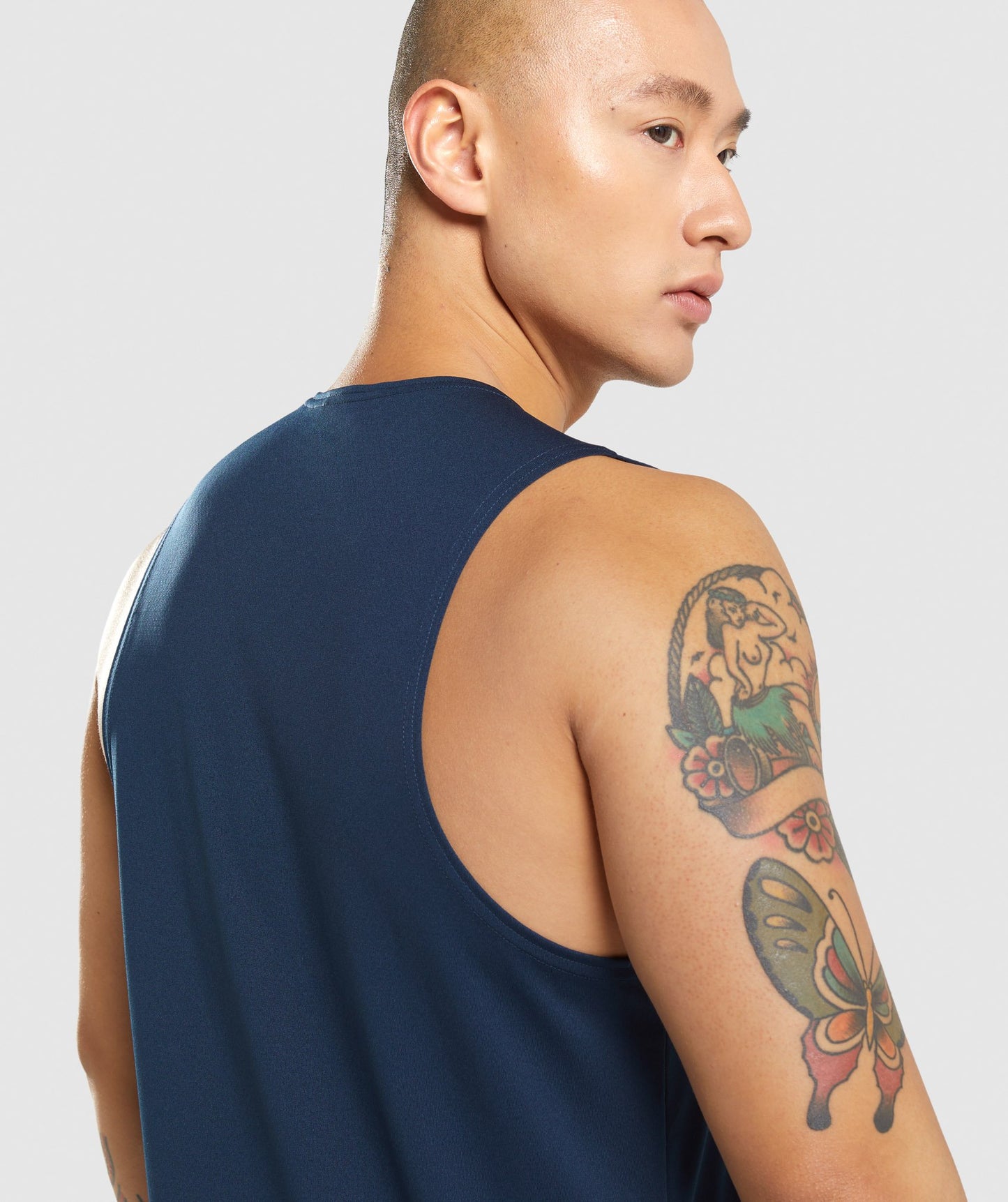 Gymshark Ankunft Tank - Marine