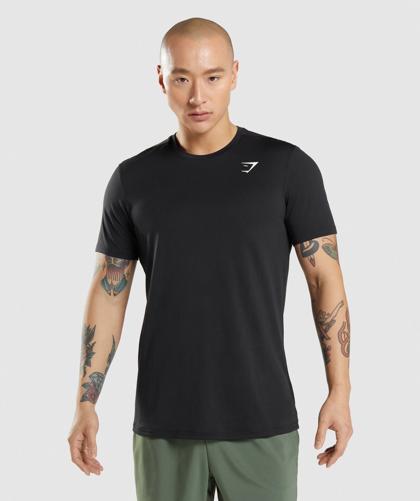 Gymshark Ankunft T -Shirt - Schwarz
