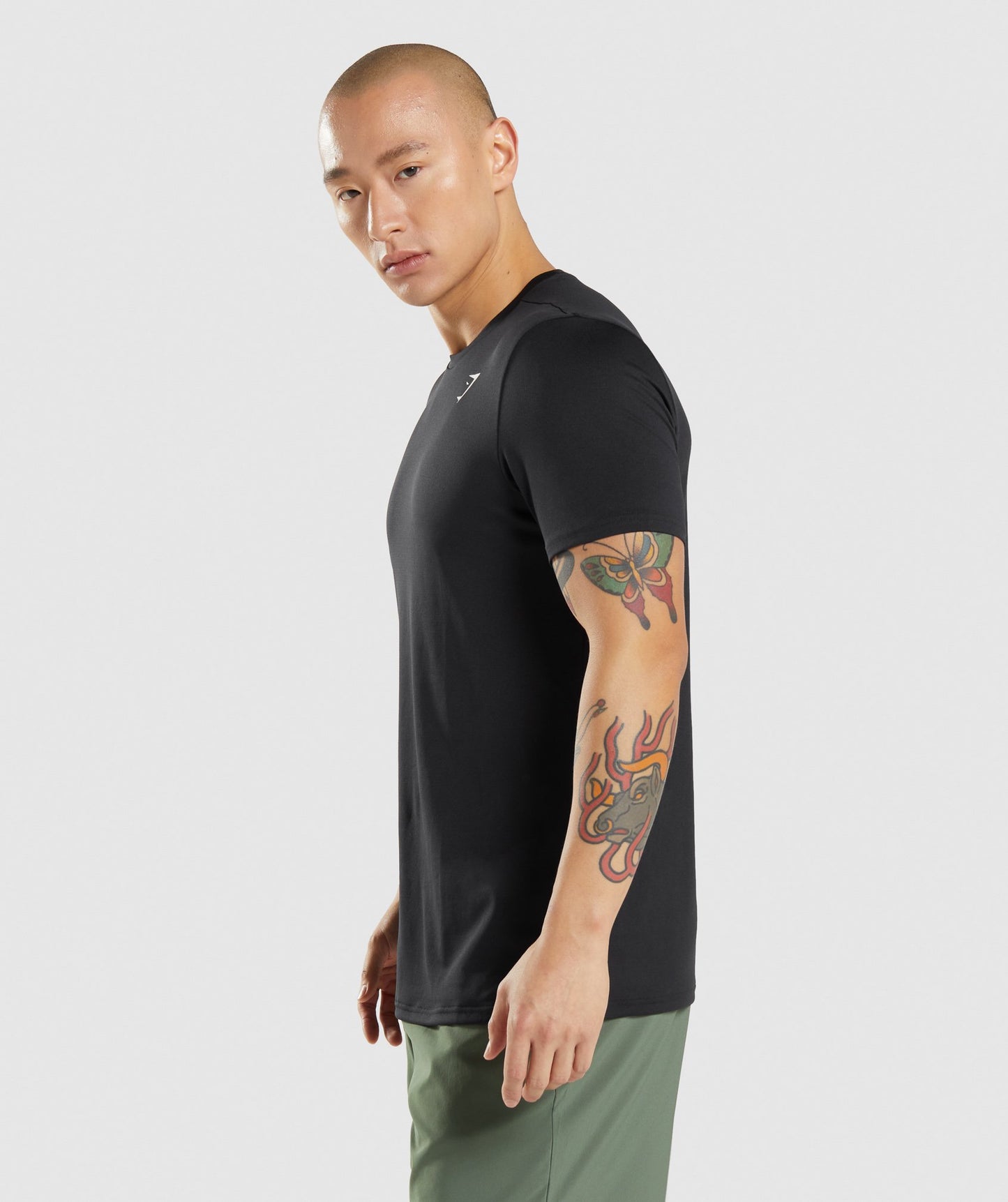 Gymshark Ankunft T -Shirt - Schwarz