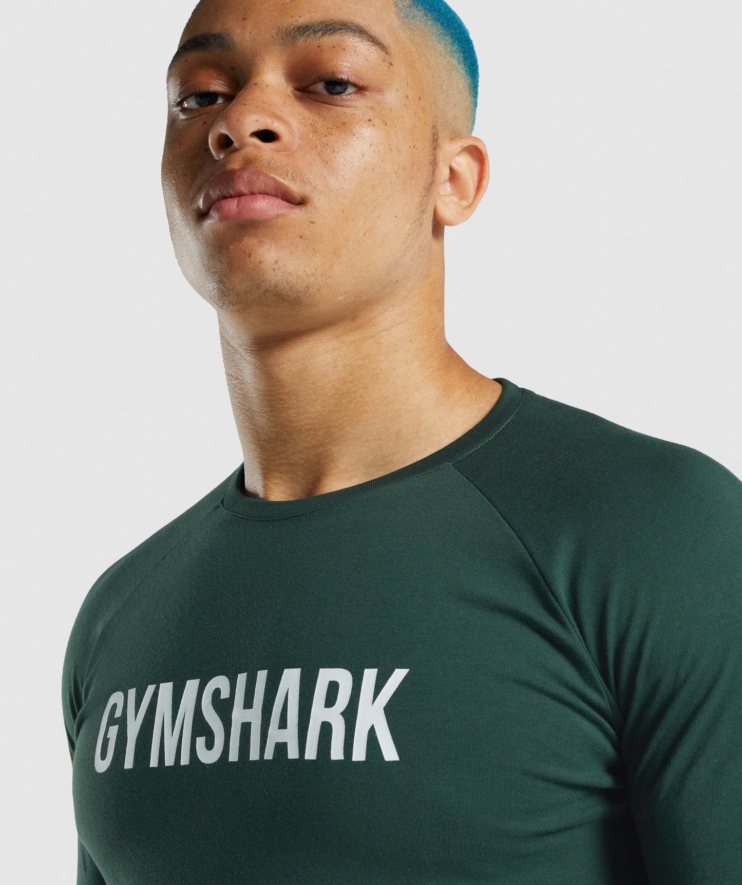 Gymshark Apollo Langarm T -Shirt - dunkelgrün