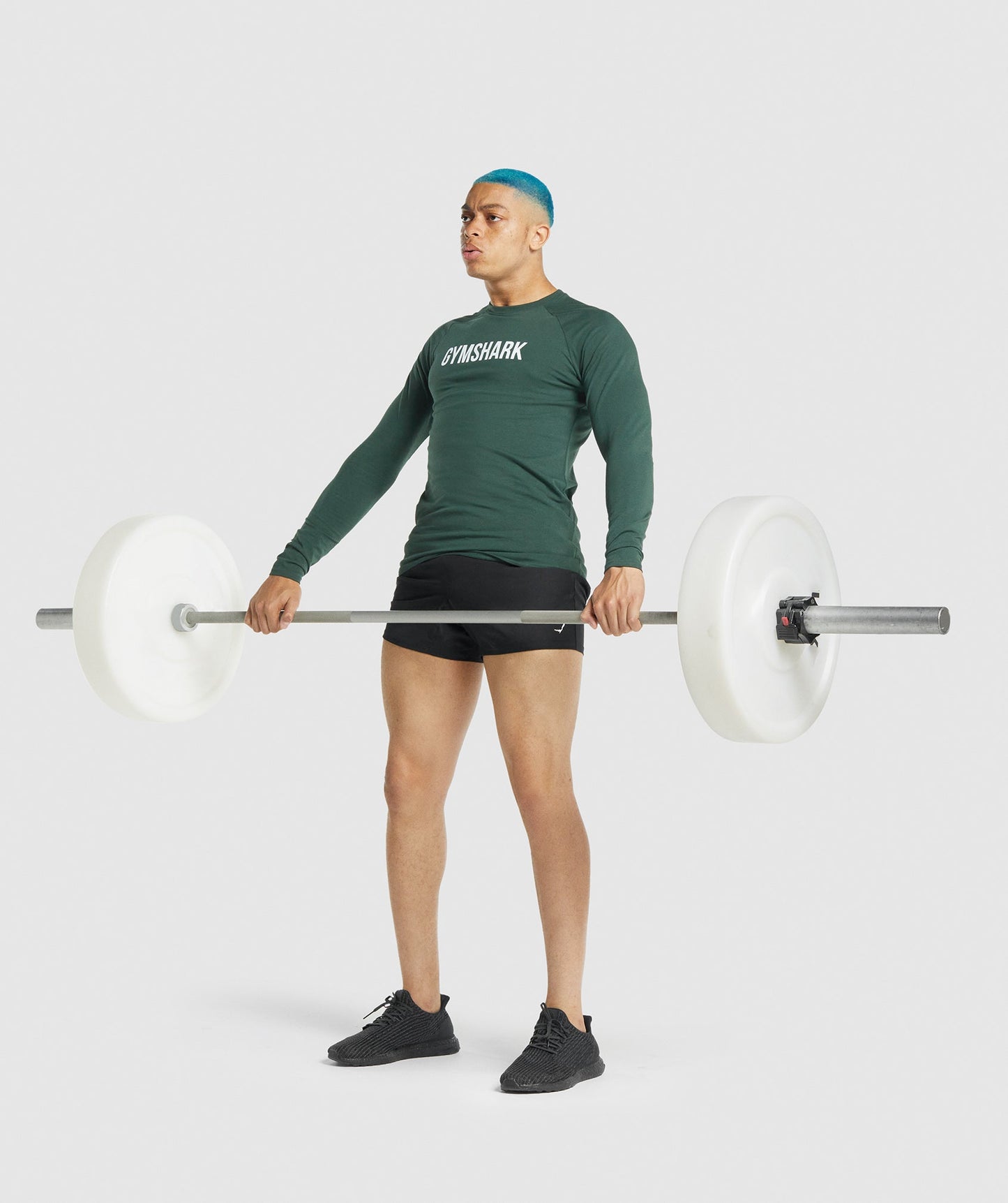 Gymshark Apollo Langarm T -Shirt - dunkelgrün