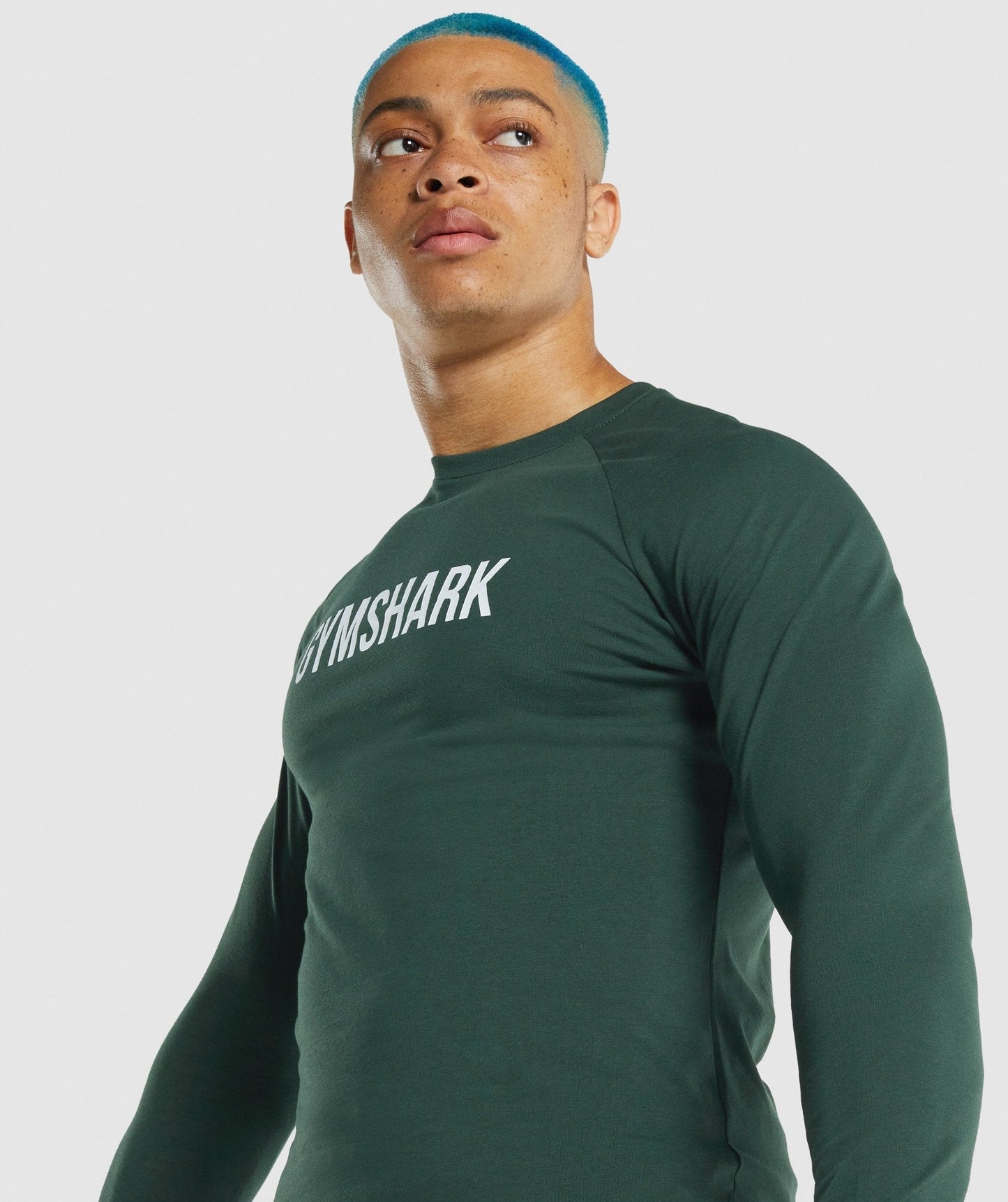 Gymshark Apollo Langarm T -Shirt - dunkelgrün